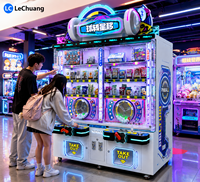 LECHUANG Máquina de Juego de Grúa con Monedas Reacondicionada, Equipo de Arcade Comercial para Centros de Entretenimiento Familiar