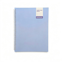 Carnet à spirales grand format A4 personnalisé avec couverture imprimée en couleur et pages lignées