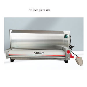 Rouleau de pâte à bas prix de table 4-11 pièces/Min 12-18 pouces rouleau unique pâte à pâtisserie Machine à aplatir Pizza Sheeter - Product Image 3