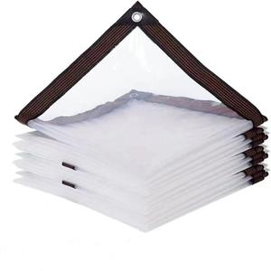 <span class=keywords><strong>Serre</strong></span> de bâche imperméable en PVC renforcé transparent et couverture imperméable polyvalente de stockage avec service de traitement de coupe personnalisé - Product Image 5