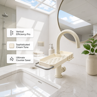 Étagère de rangement pour savon Paramount pour robinet, design ajouré pour un drainage rapide