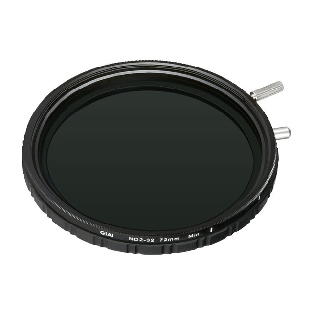 Variable ND Filter Camera Filter Giai No Vignetting ND2-32 67mm 77mm 72mm 82mm DSLR Camera Lens GA-ND2-32 No Vigetting 52-82mm
