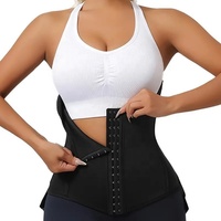 Faja Reductora de Cintura con Soporte de Placa de Acero de Neopreno, Efecto Sauna de Doble Presión, Protección Lumbar, Control de Abdomen, Pérdida de Peso
