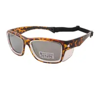 Gafas de sol con correa ajustable Anti UV, lentes de seguridad deportivas de tortuga de gran tamaño, lentes intercambiables