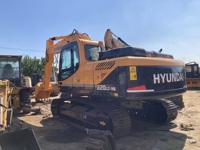 Excavatrice Hyundai 220LC d'occasion, 22t, 1,34m3, 114kw, haute puissance, presque neuve, entretien facile
