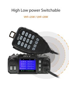 Radio Móvil Mini QYT KT-7900D, Transceptor Móvil de Banda Cuádruple, Radio Bidireccional Compacta de 25W para Vehículo con Menú en Chino L682 - Product Image 3