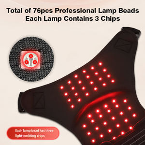 Alat Terapi Cahaya Merah Tanpa Kabel yang Dapat Disesuaikan untuk Bahu 660nm & 850nm, Pembungkus Penyangga Bahu Terapi Cahaya Merah yang Dapat Dipakai - Product Image 5