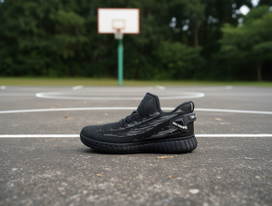 Scarpe da Basket Stile 2074 per Uomo, Tomaia in Maglia Traspirante, Chiusura con Lacci, Punta Rotonda, Suola in Gomma, Intersuola in EVA, per Tutte le Stagioni, Uso Casual - Product Image 2