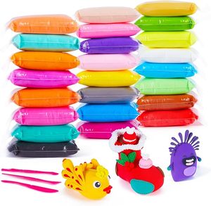 Pâte à modeler et slime ultra-légère 2KG, 36 couleurs, non toxique, pour enfants, fabrication artisanale, outils en plastique inclus, directement de l'usine - Product Image 2