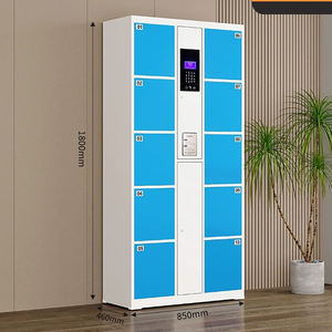 Casier à bagages électronique intelligent Casier intelligent en acier moderne Logiciel géré à distance Armoire de rangement moderne en métal à louer - Product Image 2