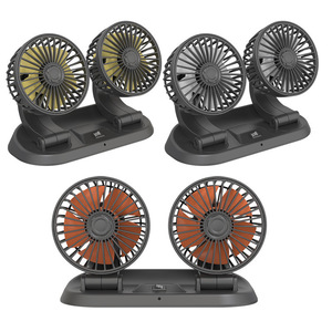 <span class=keywords><strong>Ventilateur</strong></span> <span class=keywords><strong>voiture</strong></span> camion rotation 12V 24V DC <span class=keywords><strong>voiture</strong></span> intérieur accessoires Double tête électrique USB <span class=keywords><strong>ventilateur</strong></span> <span class=keywords><strong>pour</strong></span> <span class=keywords><strong>voiture</strong></span> - Product Image 1