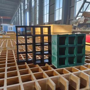 Haoyang Fiberglass Grating Multiple Sizes Powerful Compressive Strength For Municipal Landscaping Drainage And Industrial Use - Product Image 2