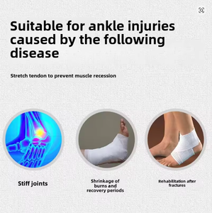 Mesin rehabilitasi sendi pergelangan kaki, latihan rehabilitasi pasca operasi, perangkat pelatihan peregangan Tendon lengan kaki logam - Product Image 5
