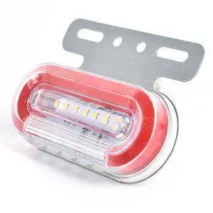 Red Round Trailer Led Clearance Marker Lights Trailer Lighting System Truck Led Side Marker Lamp