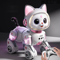 Nuevo Diseño Gato Robot Inteligente con Control Remoto y Gestos, Juguete RC Animal que Camina y Baila