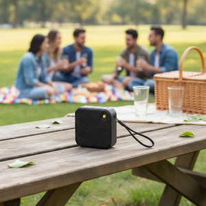 Altoparlante Wireless alla Moda con Design a Rete, Audio HiFi con Bassi Potenziati, Impugnatura con Cinghia per Dispositivi Universali, Nero, Prodotto in Cina - Product Image 5