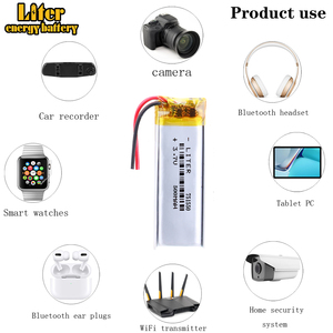 500mah <span class=keywords><strong>Lipo</strong></span> 배터리 751550 <span class=keywords><strong>3.7v</strong></span> 디지털 장치 용 리튬 폴리머 배터리 충전 - Product Image 5