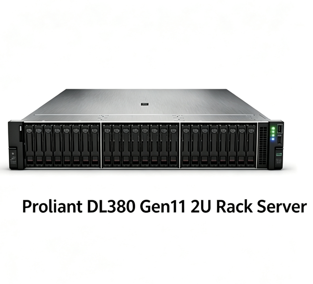 ProLiant DL380 Gen11 2U Rack Server Intel Xeon 6 DDR5 NVMe GPU-Ready Virtualization & Hybrid Cloud HPE Smart Array in Stock
