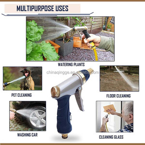<strong>Multi</strong> <strong>Functional</strong> Garden Hose Nozzle Water Sprayer for Gardening Car Wash High Pressure Washer Sprinkle Metal Garden Hose Nozzle - Product Image 2