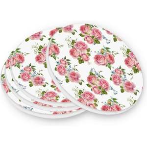 Posavasos redondos sin piedra floral de la mejor venta en el precio bajo para el uso del hogar del hotel del restaurante de la India - Product Image 1