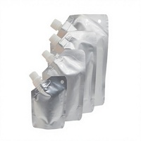 Unipack UP76 30ml-250ml Sachets d'emballage en papier kraft écologiques et recyclables pour jus liquide, avec bec verseur et fermeture par gravure