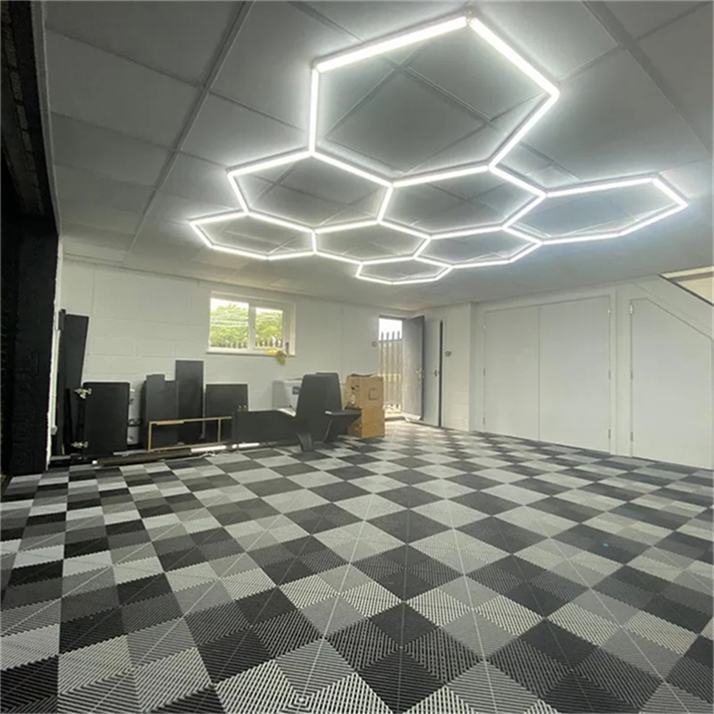 Auto Decorative Commercial Led Light for Ceiling Hexagonal Led Work Light Bar for Honeycomb Led Light