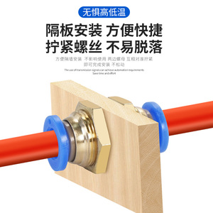 Ngs <b>Pneumatic</b> Quick Connector PM12 Brass 6mm Air Hose Fitting For <b>Pneumatic</b> <b>Tools</b> - Product Image 1