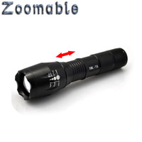 Lampe torche d'urgence étanche en aluminium XML T6 Zoom à mise au point réglable Lampe de poche tactique à led