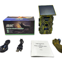 Luger Solar Panel Trail Camera Hunting Camera 4k 5k 8k Wifi 4G Wildlife Hunting Camera Waterproof Outdoor Night Vision Camera