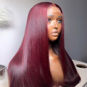 วิกผมคนแท้<span class=keywords><strong>ทรง</strong></span>ตรงมีปีกผีเสื้อทรงตรงวิกผมมนุษย์แท้เส้น<span class=keywords><strong>ผม</strong></span>แบบ HD ติดด้านหน้า - Product Image 6