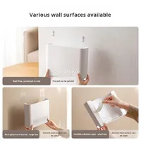 Boîte de rangement pour routeur sans fil LANZYLO ODM en plastique ABS rectangulaire, sans perçage, murale, moderne, simple, étagère pour salon, étagère WiFi