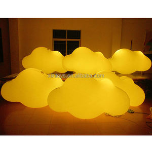 Ballons publicitaires gonflables LED en forme de nuage, décorations de club, éclairage RGB, garantie 2 ans, gonflage personnalisable - Product Image 1