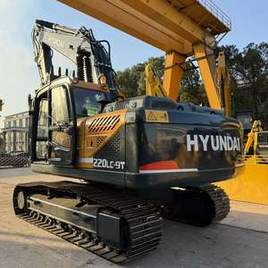 Excavatrice d'occasion HYUNDAI R220LC-9S 22 tonnes Excavatrice sur chenilles d'origine Hyundai R220LC-9S avec composants principaux Garantie 1 an - Product Image 2