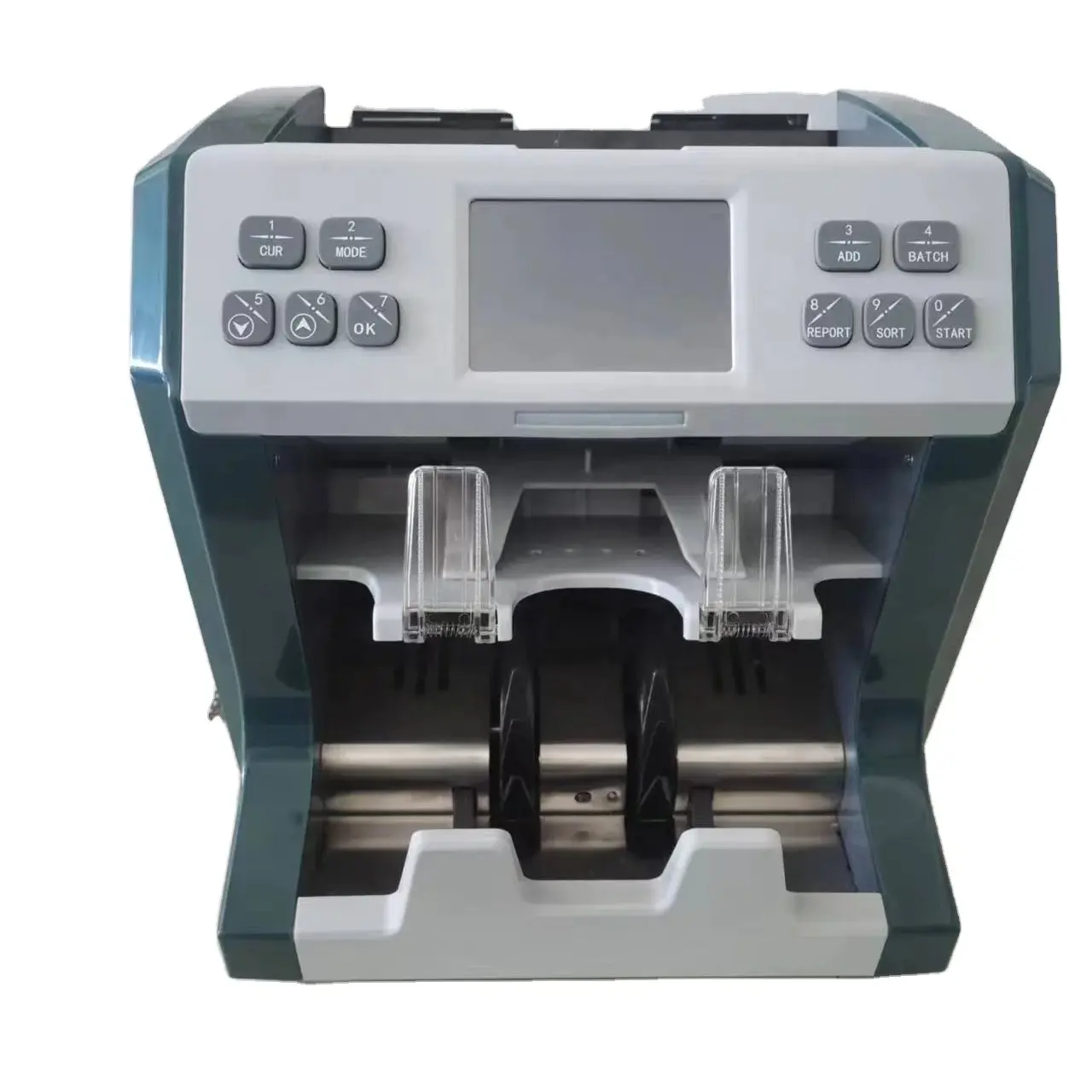 Máquina contadora de billetes en efectivo con valor de monedas de EURO USD MXN GBP mixto CIS verde, de tipo CIS, a la venta, a la venta