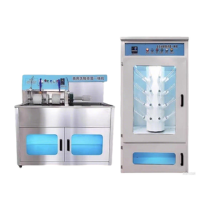 เครื่องซักผ้ารองเท้าไฟฟ้าเชิงพาณิชย์คุณภาพสูง กึ่งอัตโนมัติ 220v 110v พร้อมเครื่องอบรองเท้า - Product Image 6