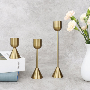 Metal Column <strong>Brass</strong> <strong>Candle</strong> <strong>Holder</strong> Mushroom Shape Variety Size Taper Copper Candlestick <strong>Holder</strong> - Product Image 5