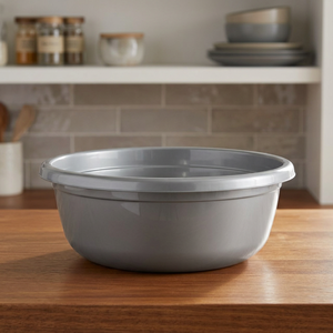 Durable 24L <b>Grey</b> Plastic Eco-Friendly Anti-Slip Sustainable Storage <b>Bin</b> Multifunctional Design Household Utensils Use CATEEM - Product Image 2