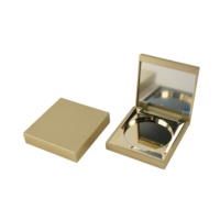 Étui à poudre compact de 56MM de diamètre avec miroir, maquillage vide de luxe, emballage cosmétique, conteneur de poudre compact carré