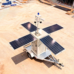 เสาโซลาร์เซลล์เคลื่อนที่พร้อมเสาไฮดรอลิกแบบยืดหดได้ แผงโซลาร์เซลล์แบบติดตั้งได้สำหรับการรักษาความปลอดภัยงานชั่วคราว - Product Image 2