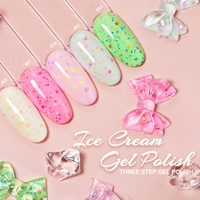 Vernis à ongles gel crème glacée 51 couleurs, texture crémeuse, gamme de couleurs complète, haute adhérence, adapté aux débutants, aux salons et aux enfants