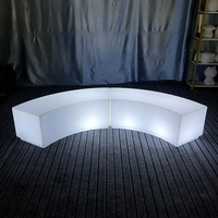 Chaises et tables lumineuses pour salon de jardin extérieur, club de nuit, meubles, canapés modulaires, éclairage pour fête et événement