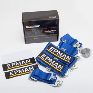 Arnés de Seguridad de Carreras Universal ADDCO EPMAN Jdm de 3 Pulgadas y <span class=keywords><strong>6</strong></span> <span class=keywords><strong>Puntos</strong></span>, Correas de Nailon, Estilo de Bloqueo de Leva, Cinturón de Seguridad EPM-07CAM6 - Product Image 6