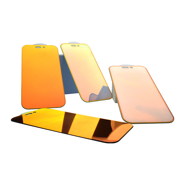 OEM Anti-spy 8D Ultra-Thin Waterproof Privacy Mirror Tempered Glass Colorful Screen Protector for 15/16 Anti-Peeping