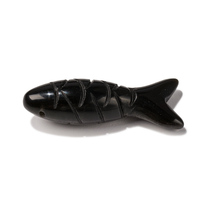Multi Pierres Cristal Poisson Fengshui Statue Figurine Reiki Animal Pocket Stone Sculpture Collectible Home Office Desktop Decor