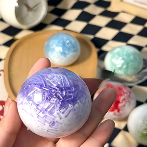Gradient Stress <b>Ball</b> <b>Squeeze</b> Toy Colorful Handmade Squishy Fidget Toy Decompression <b>Ball</b> for Kids & Adults Stress Relief - Product Image 1