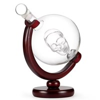 Gobelet en verre à liqueur en os à tête creuse en forme de globe Offre Spéciale de L Set Design unique pour whisky Tequila Para Wine