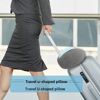 Vente chaude Oreiller de voyage en forme de U avec mousse à mémoire de forme Rebond lent Impression de logo personnalisé Oreiller de cou d'avion Caractéristique Massage