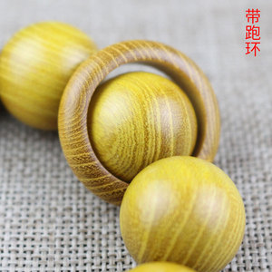 Gold Wood <b>Beaded</b> <b>Bracelet</b> 12mm Ball Shape Antiques Style For <b>Men</b> And Women - Product Image 4