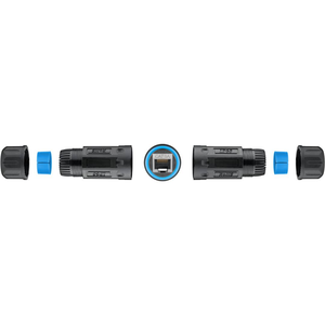 Connecteur de câble réseau RJ45 extérieur étanche à la poussière et à l'eau CAT6/CAT6A/CAT7 IP68, coupleur RJ45 extérieur LAN <span class=keywords><strong>DSL</strong></span> - Product Image 4