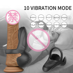 Anneau <span class=keywords><strong>de</strong></span> Masturbation Électrique pour Homme, Anneau Vibrant Électrique en Silicone Rechargeable, Anneau <span class=keywords><strong>de</strong></span> Retardement Masculin, Appareil <span class=keywords><strong>de</strong></span> Bien-être Intime - Product Image 4